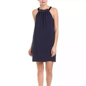 BCBGMAXAZRIA Roya Silk-Blend Shift Dress  M size